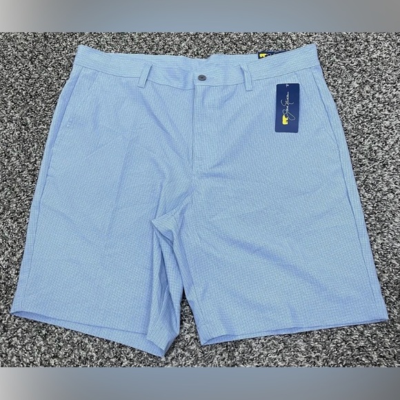 NWT Jack Nicklaus men’s “Infinity” blue UPF 50 stretch golf shorts, size 36 - Picture 1 of 15